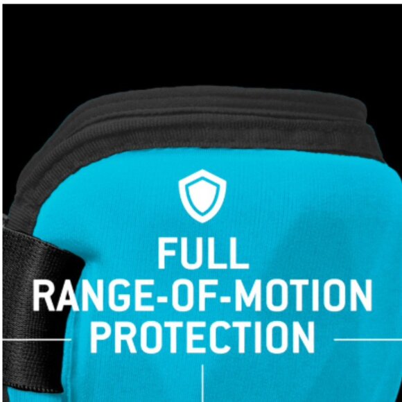 NWT Shockwave Softball Elbow Guard Adult Neon Blue Turquoise L/XL Baseball - Picture 2 of 7